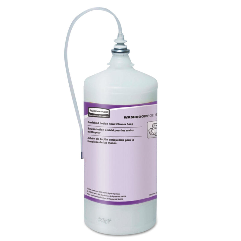 Rubbermaid One Shot Green Certified Lotion Soap Refill, Honeysuckle, 1,600 mL, 4/Carton