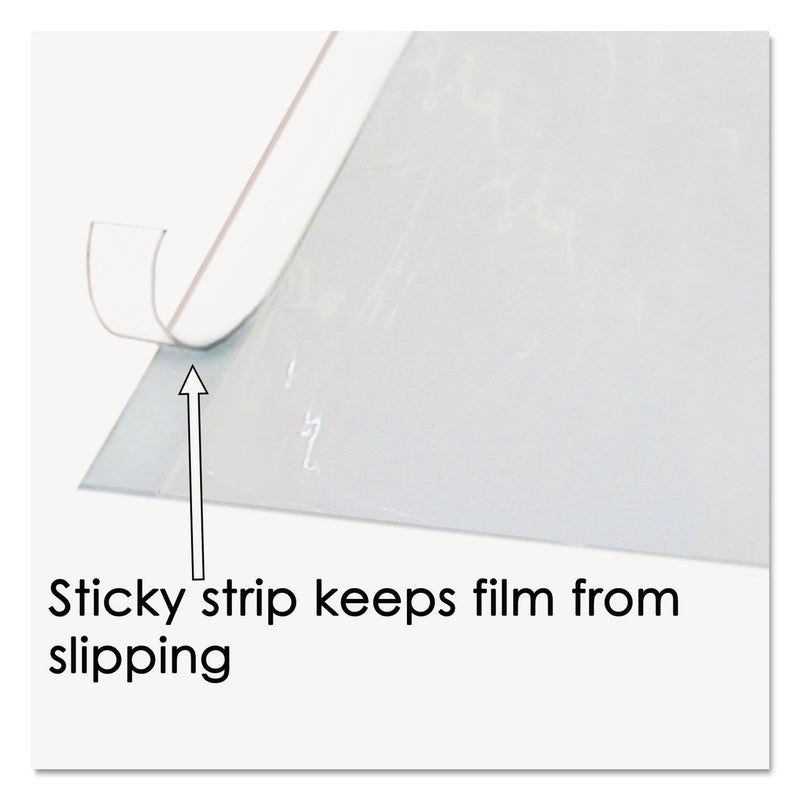 Artistic Second Sight Clear Plastic Desk Protector, with Hinged Protector, 25.5 x 21, Clear