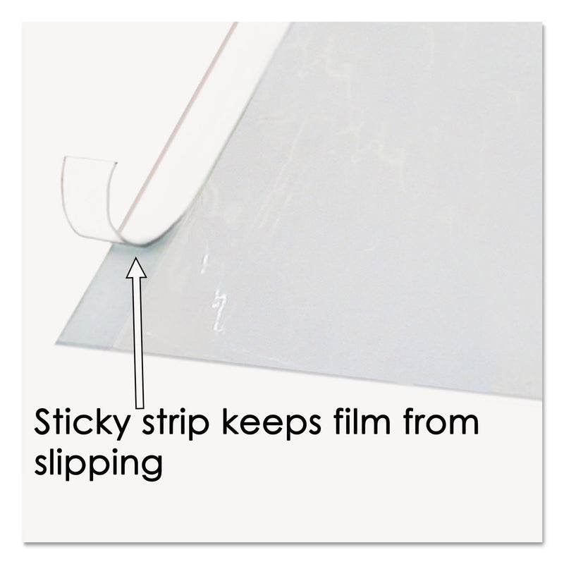 Artistic Second Sight Clear Plastic Desk Protector, with Hinged Protector, 21 x 17, Clear