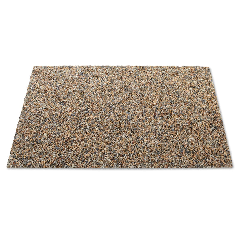 Rubbermaid Landmark Series Aggregate Panel, For 50 gal Classic Container, 34.3 x 20.7 x 0.38, Stone, River Rock, 4/Carton