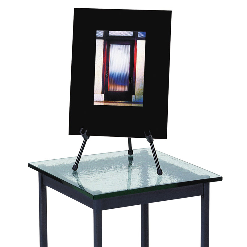 Quartet Tabletop Instant Easel, 14" High, Steel, Black