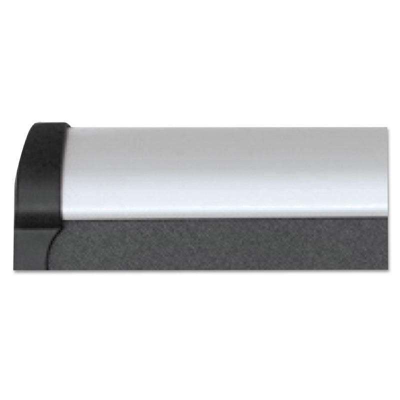 Quartet Prestige Plus Magnetic Fabric Bulletin Board, 72 x 48, Fiberboard/Plastic Frame