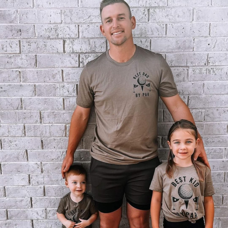 Best Dad / Kid By Par - Set of 2 Tees