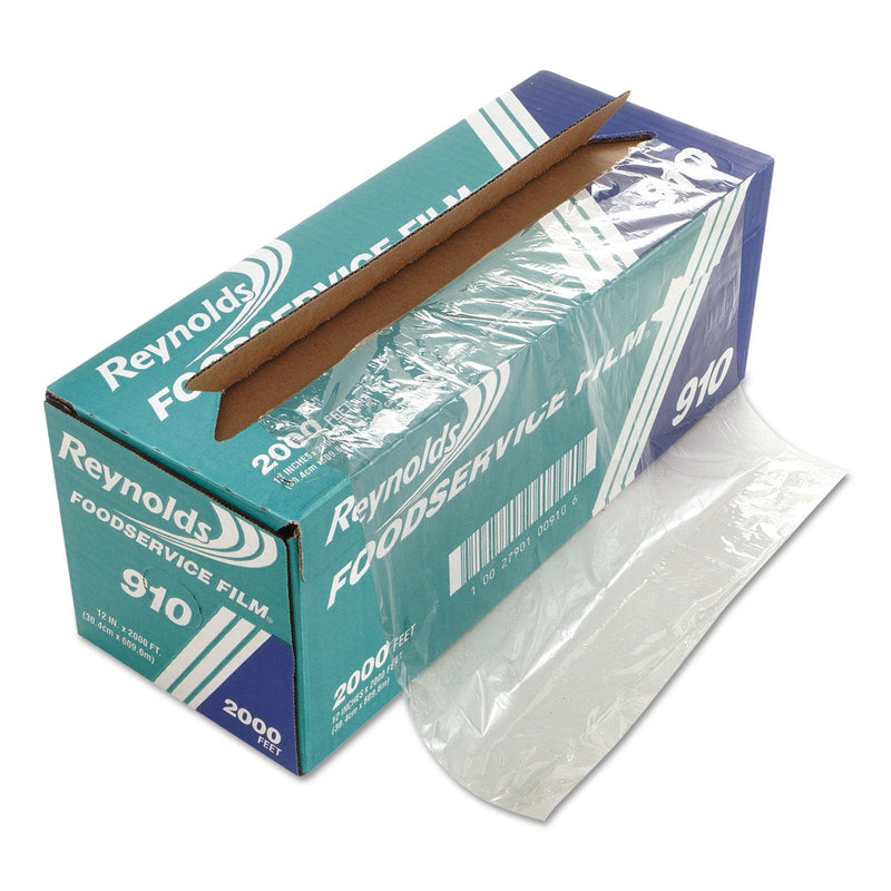 Reynolds Wrap PVC Film Roll with Cutter Box, 12" x 2,000 ft, Clear