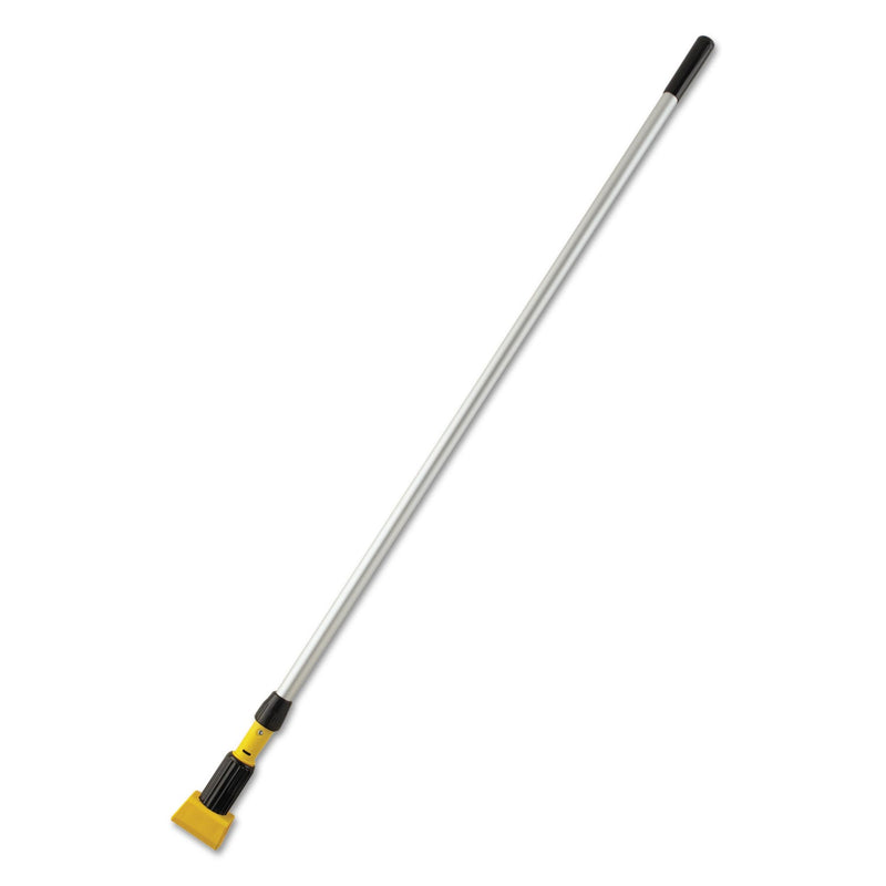Rubbermaid Gripper Mop Handle, Aluminum, Yellow/Gray, 54"