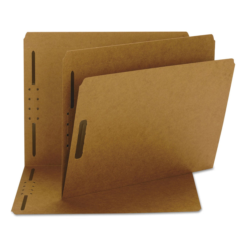 Smead Kraft Fastener Folders, 2 Fasteners, Letter Size, Kraft Exterior, 50/Box