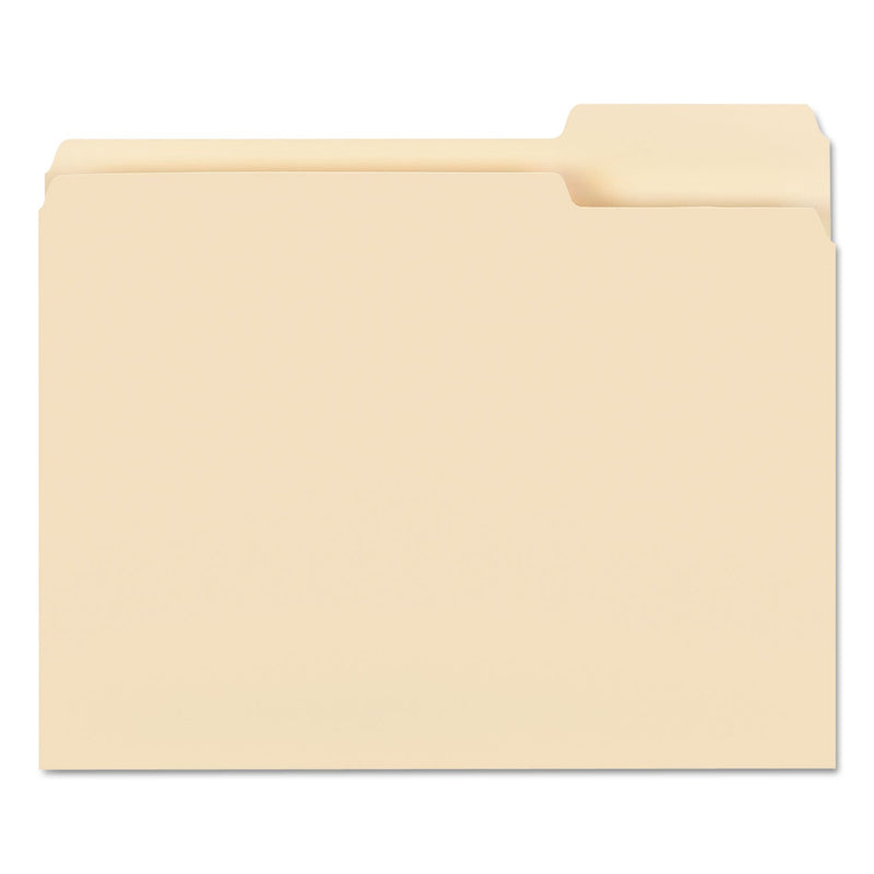 Smead Manila File Folders, 1/3-Cut Tabs: Right Position, Letter Size, 0.75" Expansion, Manila, 100/Box