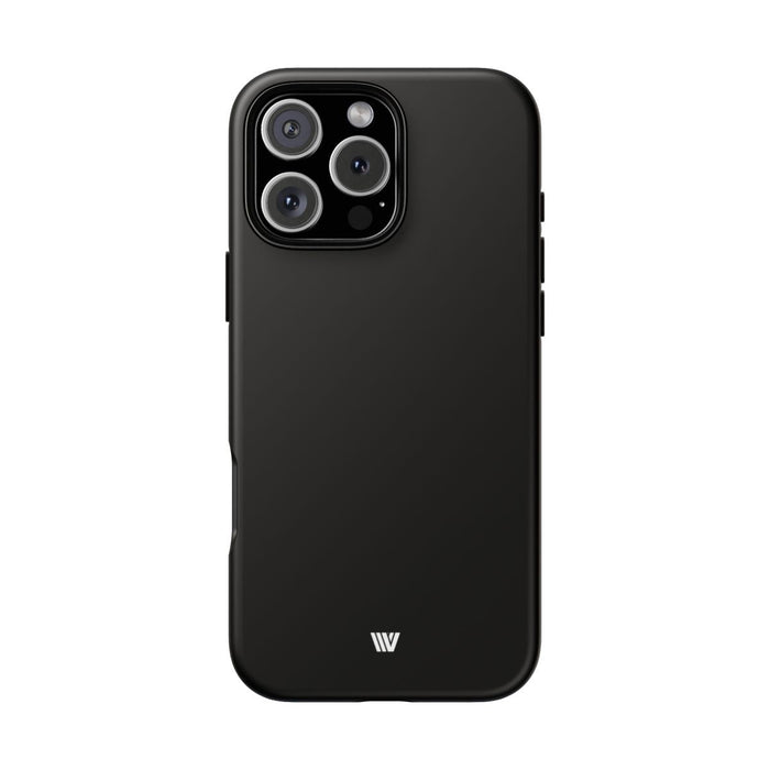 JET BLACK | Tough Phone Case