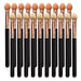 Makeup Brushes Set for Women Professional, 10Pcs Sponge Eyeshadow Brush Sets Applicator Double Sided Reusable