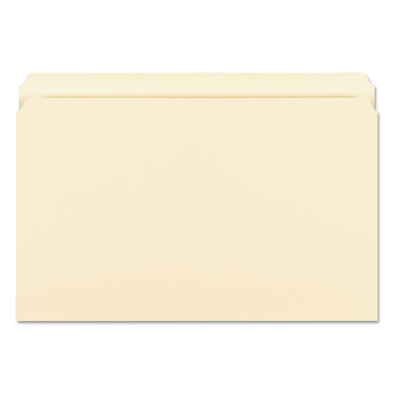 Smead Manila File Folders, Straight Tabs, Legal Size, 0.75" Expansion, Manila, 100/Box