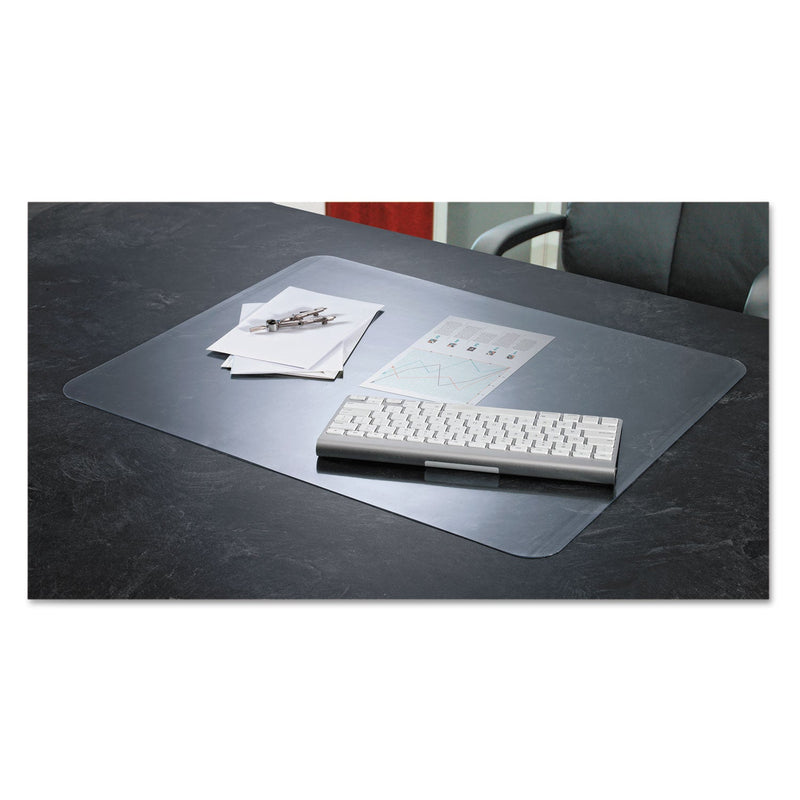 Artistic KrystalView Desk Pad with Antimicrobial Protection, Matte Finish, 24 x 19,  Clear