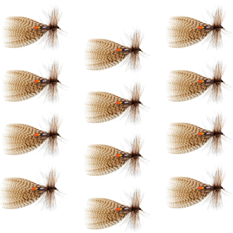 Hornberg Special Streamer or Dry Fly - 12 Flies - Hook Size 12