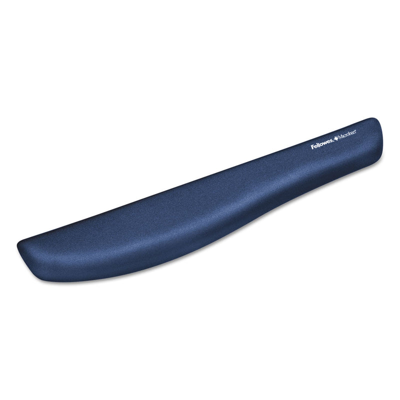 Fellowes PlushTouch Keyboard Wrist Rest, 18.12 x 3.18, Blue