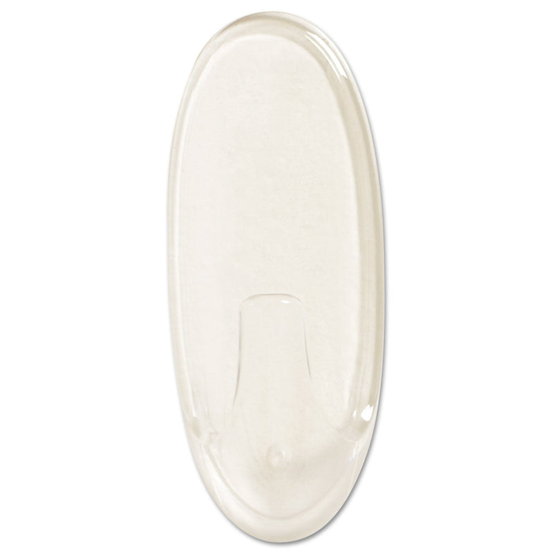 Command All Weather Hooks and Strips, Plastic, Large, 1 Hooks and 2 Strips/Pack