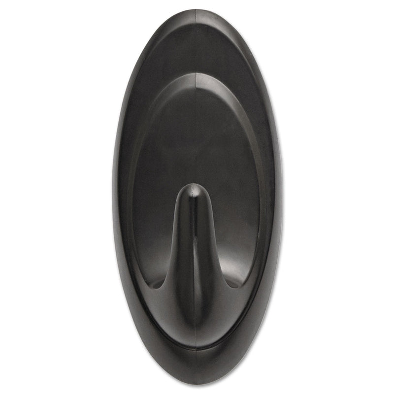 Command All Weather Hooks and Strips, Plastic, Medium, 2 Hooks and 4 Strips/Pack