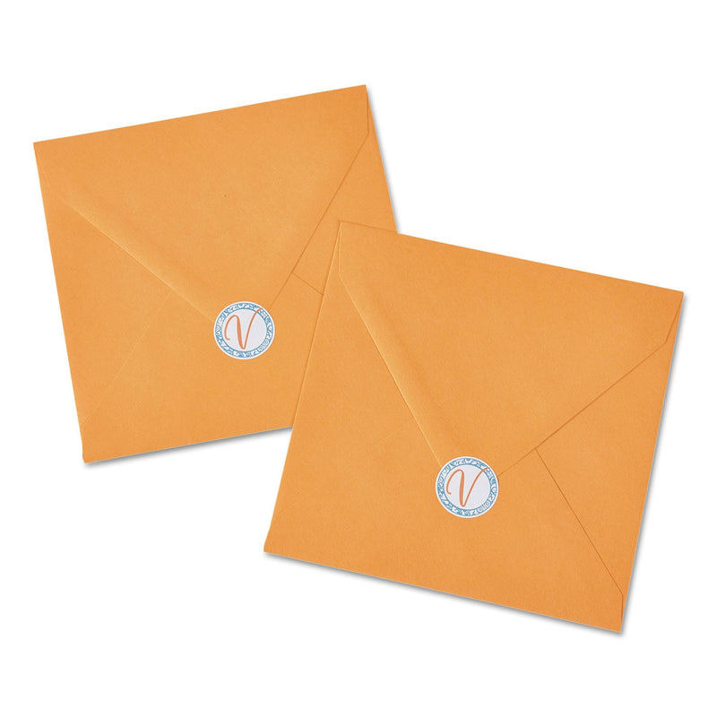 Avery Removable Multi-Use Labels, Inkjet/Laser Printers, 1" dia, White, 63/Sheet, 15 Sheets/Pack