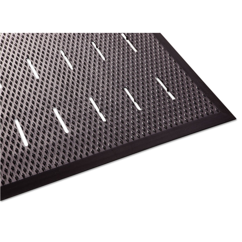 Guardian Free Flow Comfort Utility Floor Mat, 36 x 48, Black