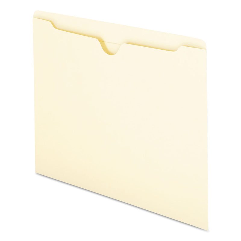 Smead Manila File Jackets, 2-Ply Straight Tab, Letter Size, Manila, 100/Box