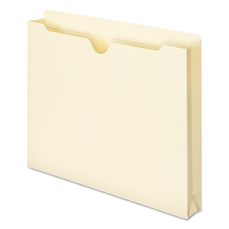 Smead Manila File Jackets, 2-Ply Straight Tab, Letter Size, Manila, 50/Box