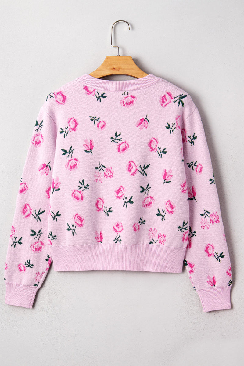 Sophia Drop Shoulder Cropped Sweater
