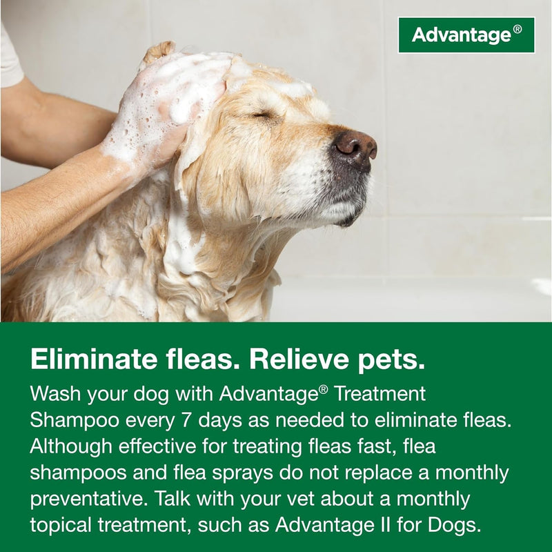 12 Oz Flea & Tick Shampoo for Puppies & Adult Dogs .