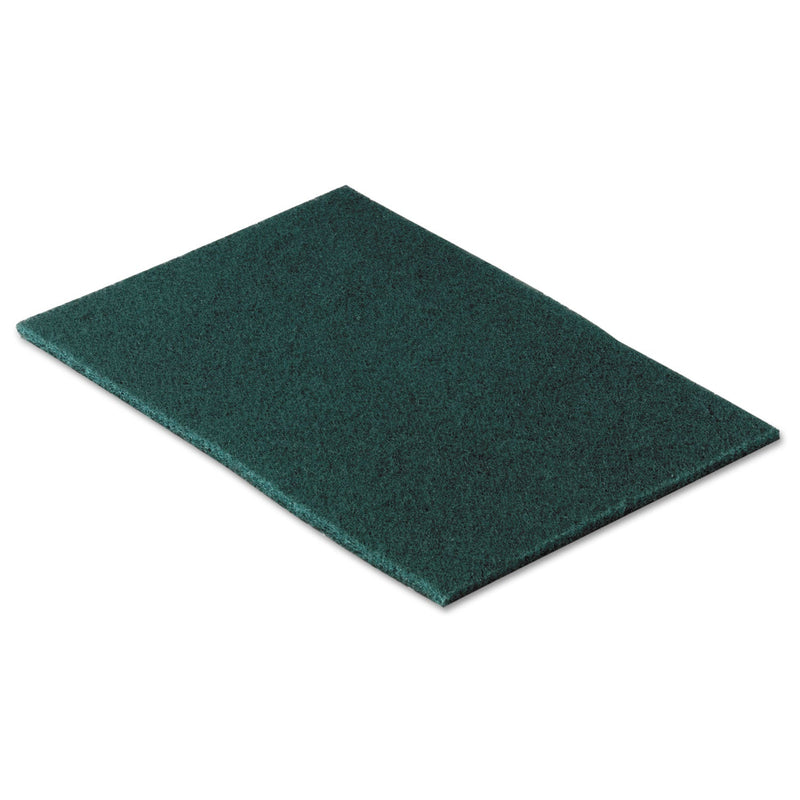 Scotch-Brite Commercial Scouring Pad 96, 6 x 9, Green, 10/Pack