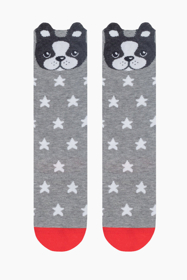 Conte-Kids Cotton Knee-High Socks - Tip-Top 042