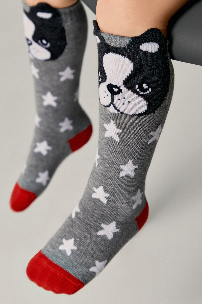 Conte-Kids Cotton Knee-High Socks - Tip-Top 042