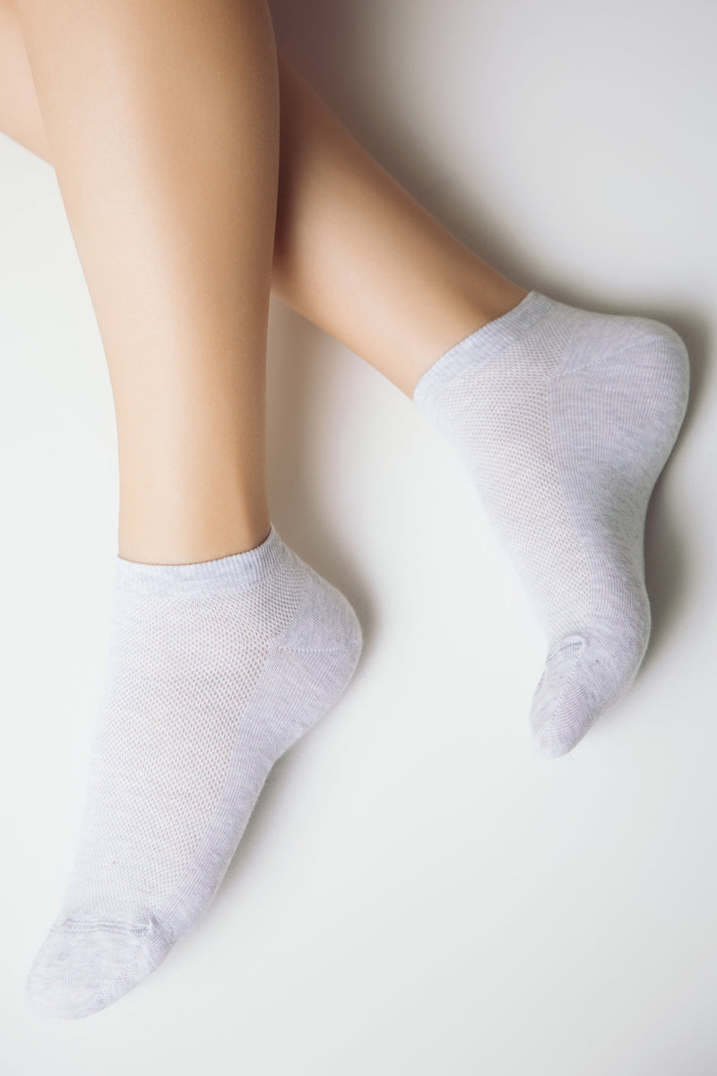Cotton Ankle Socks Conte Active - Mesh Pattern 484