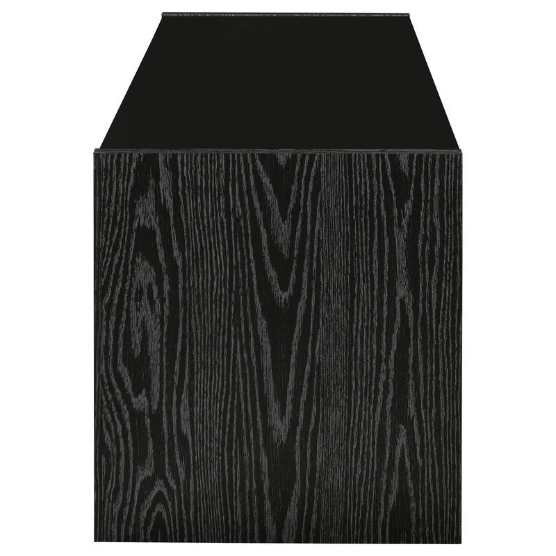 Alton 3-drawer Engineered Wood 61-inch TV Stand Black Oak