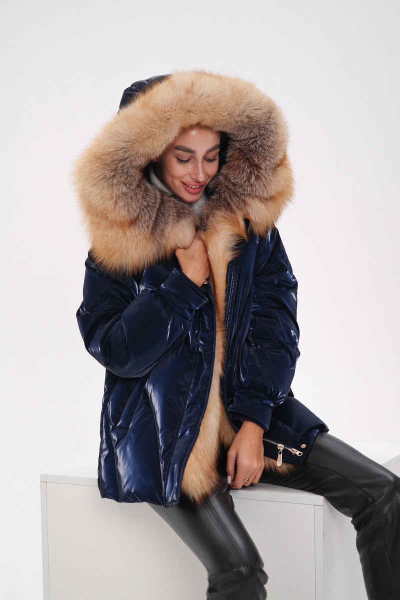 Genuine Red Fox Premium Down Fill Vinyl Parka