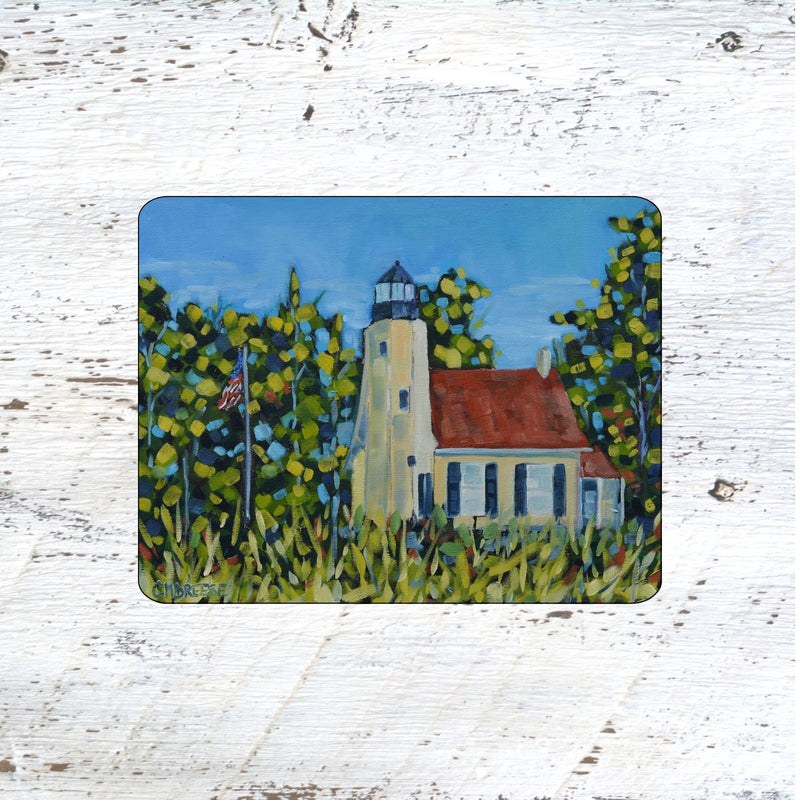 Mousepad: White Lake Lighthouse. Whitehall