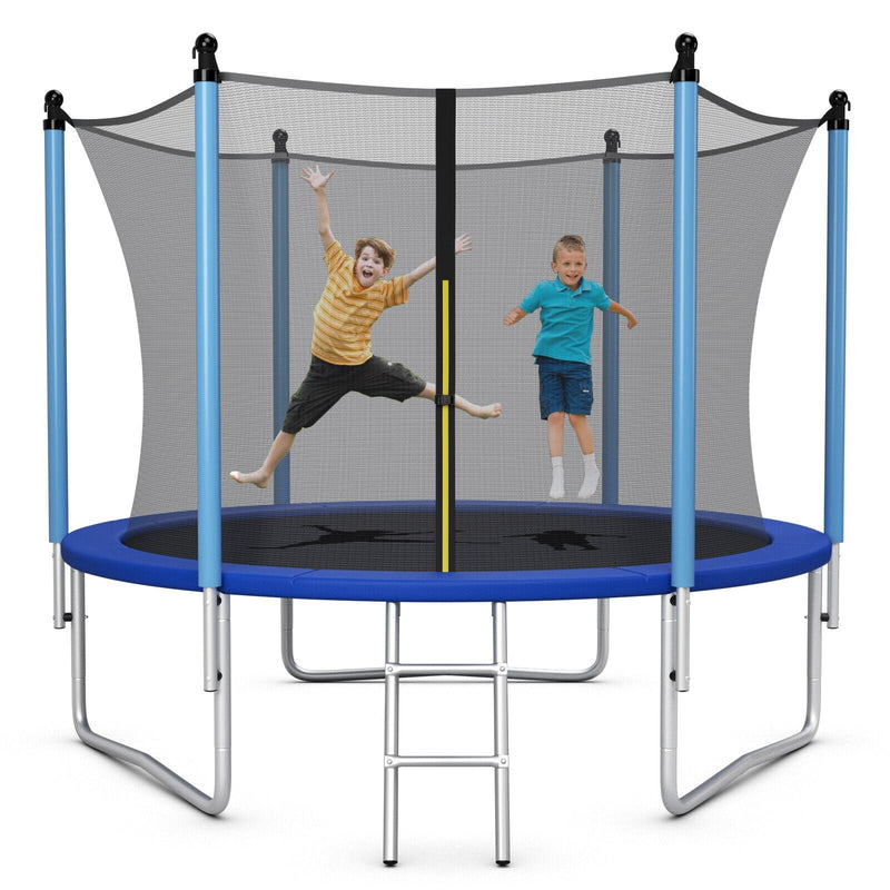 14 Feet Jumping Exercise Recreational Bounce Trampoline with Safety Net