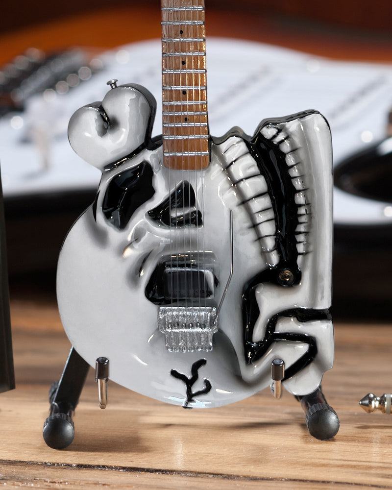 Official B.C. Rich® Custom Skull Miniature Guitar Replica - C.C. DeVille - Poison