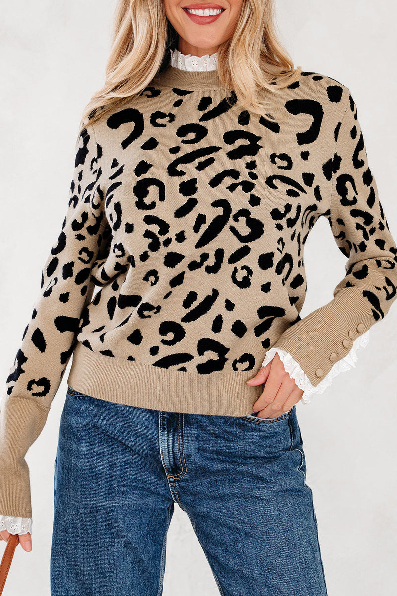 Amelia Ribbed Detail Cuffed Sweater