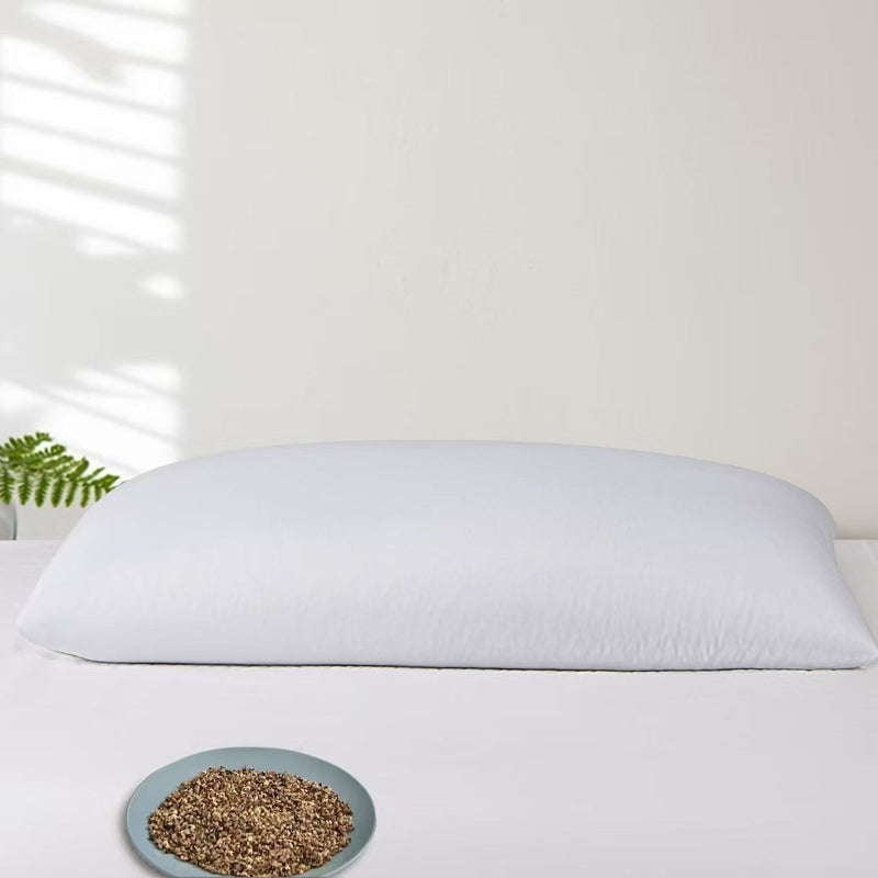 Buckwheat Cervical Pillow – All-Cotton Washable Neck Support for Deep Sleep