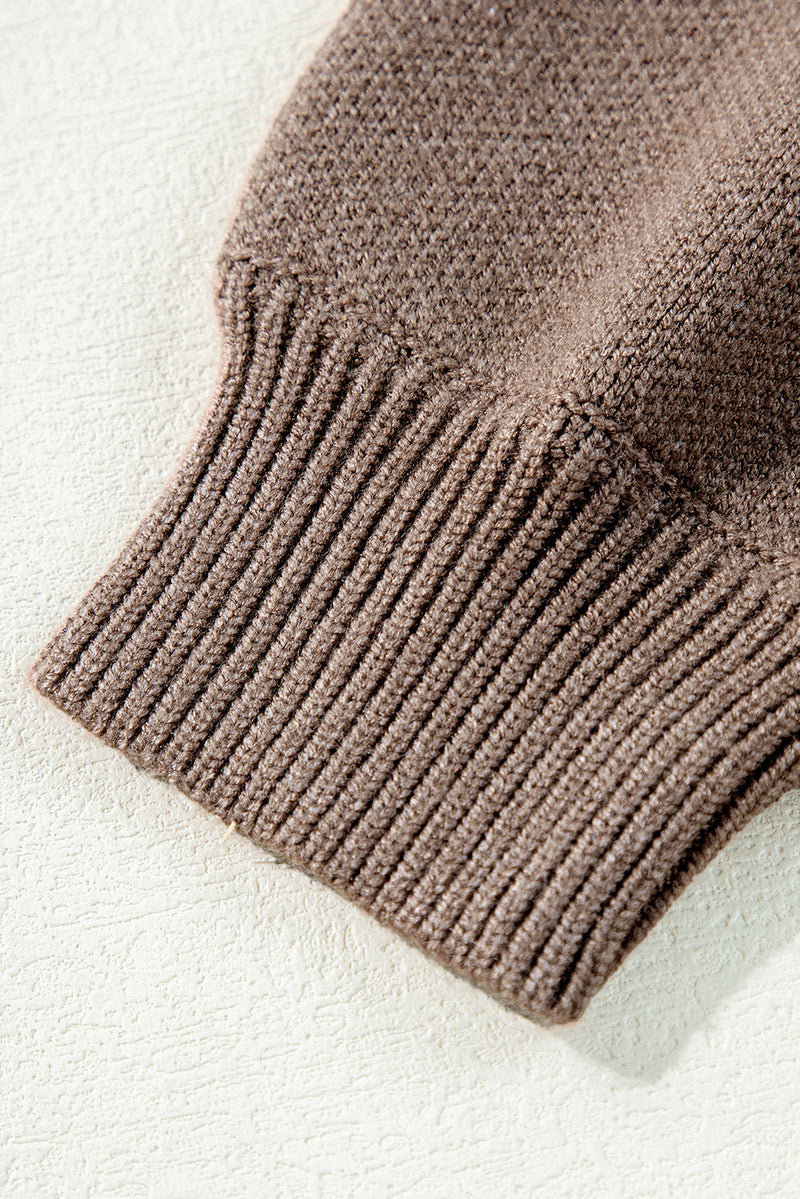 Eleanor Half Zipper Stand Sweater