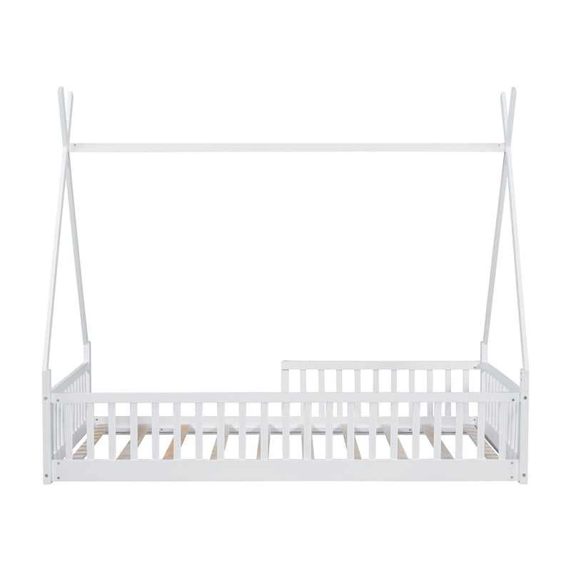 House Shaped Design Bed With Fence