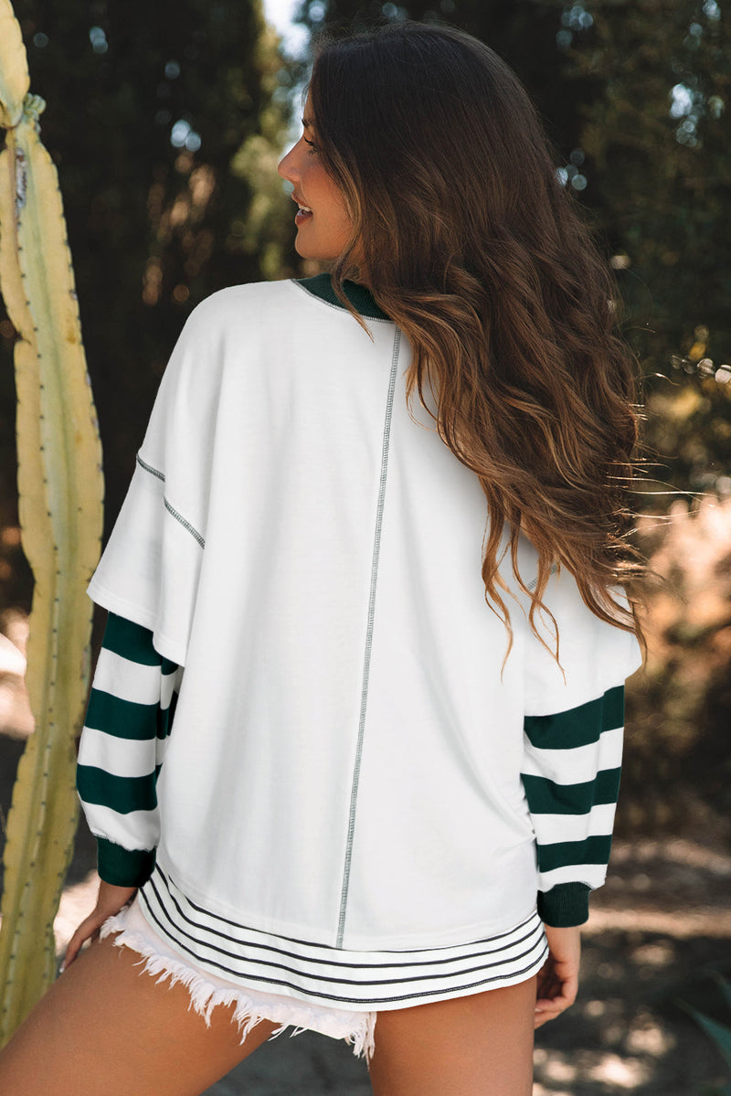 Janiyah Fake 2 Piece Sweatshirt