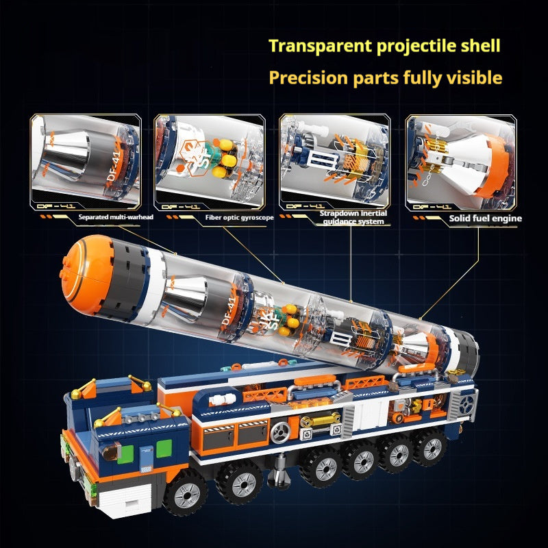 Fashionable Helicopter Building Block Toy