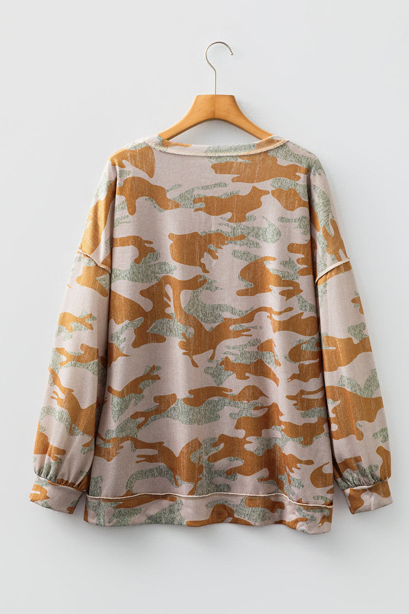 Elliot Patchwork Drop Shoulder Sweatshirt