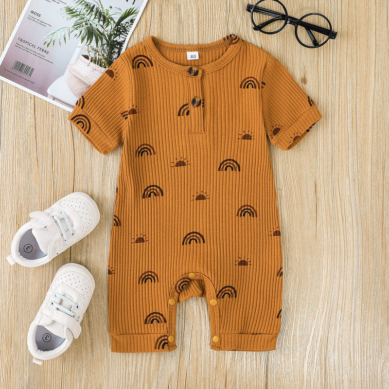 Summer New Short Sleeves For Baby And Infants Rompers Jumpsuit