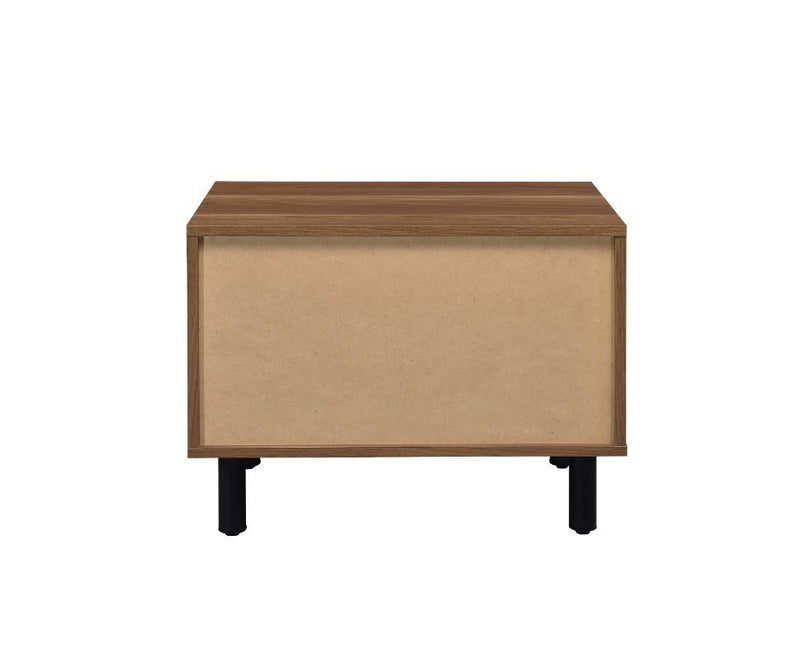 Trolgar - Accent Table - Brown Oak & Black