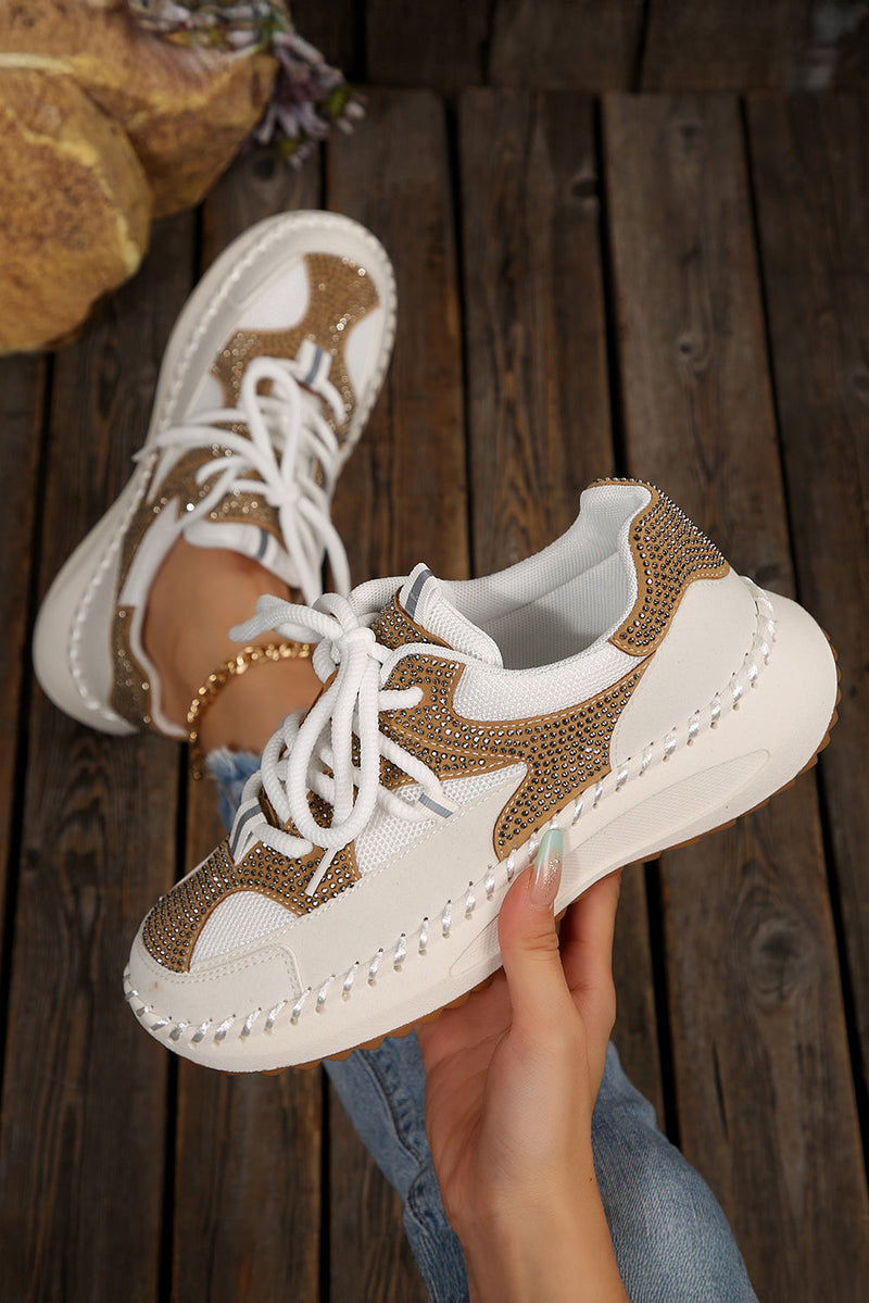 Abigail Lace Up Breathable Sneakers