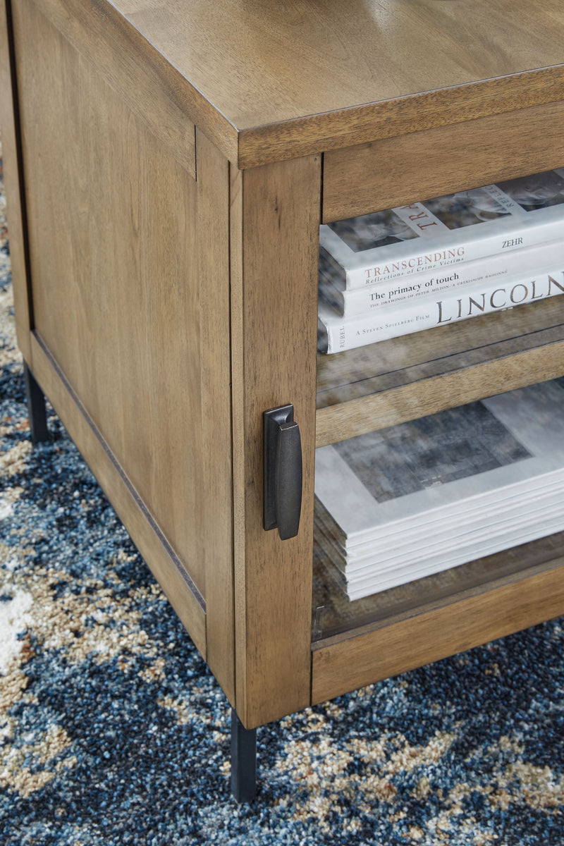 Torlanta - Chair Side End Table - Brown