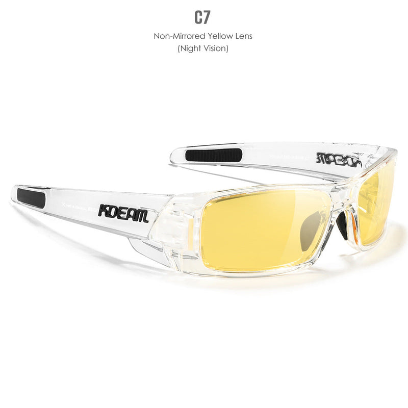 New Outdoor Sports Polarized Sunglasses Square Versatile Eye Protection Colorful Sunglasses