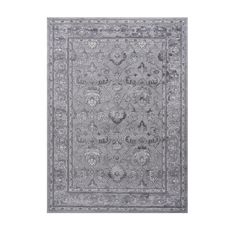 NAAR MARFI Collection 5X7 Grey / Oriental Area Rug