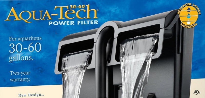 Power Aquarium Filter 3-Step Filtration, 30-60 Gallons