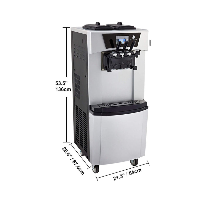 20-30L/H 2450W Commercial Soft Serve Ice Cream Machine Maker (SAK17494)
