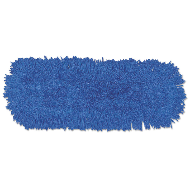 Rubbermaid Twisted Loop Blend Dust Mop, Synthetic, 24 x 5, Blue, Dozen